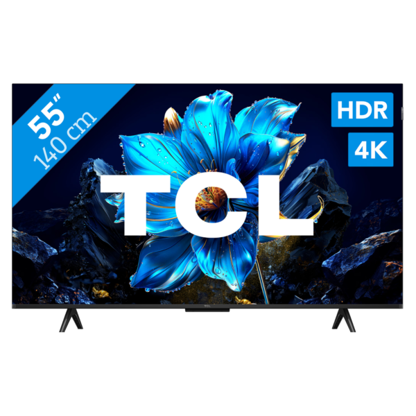 TCL 55T8C 55 inch 4K QLED Smart TV – 144 Hz (2025)