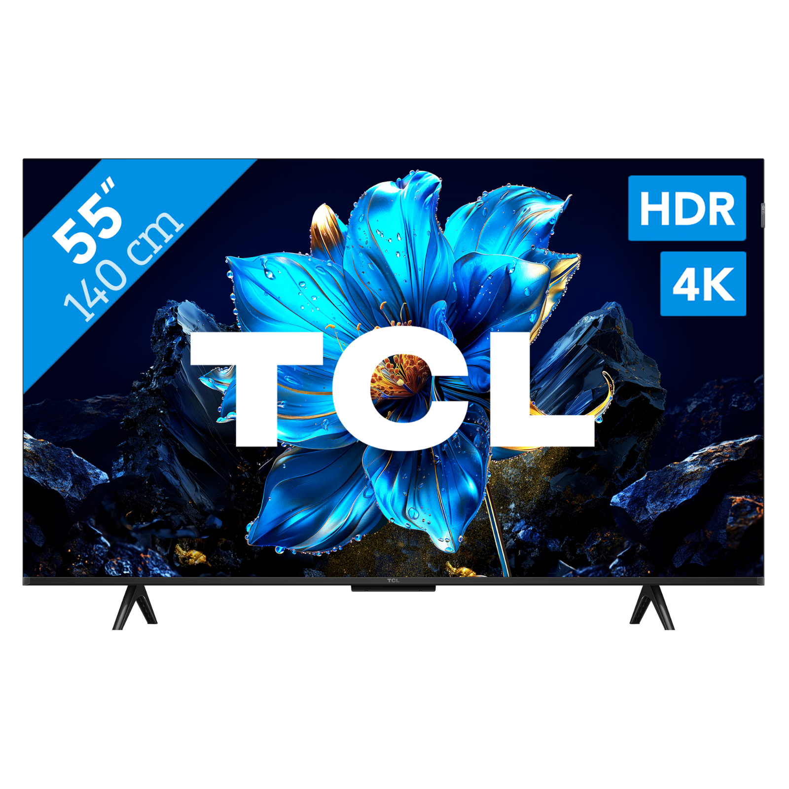 TCL 55T8C 55 inch 4K QLED Smart TV – 144 Hz (2025)