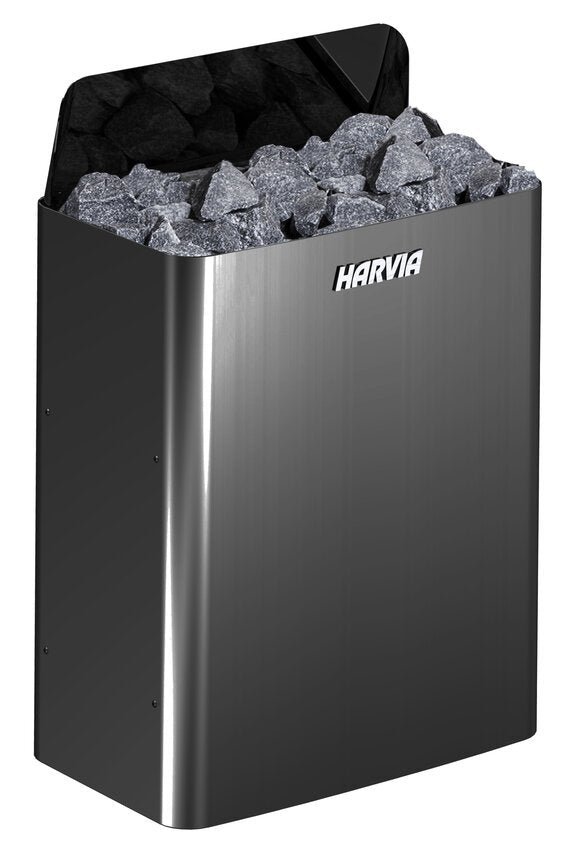 Harvia The Wall Saunakachel 6 kW – Zwart Staal