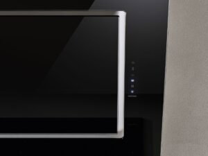 Falmec Quasar QUAS90W3 Wandafzuigkap 90 cm – Grijs Glas