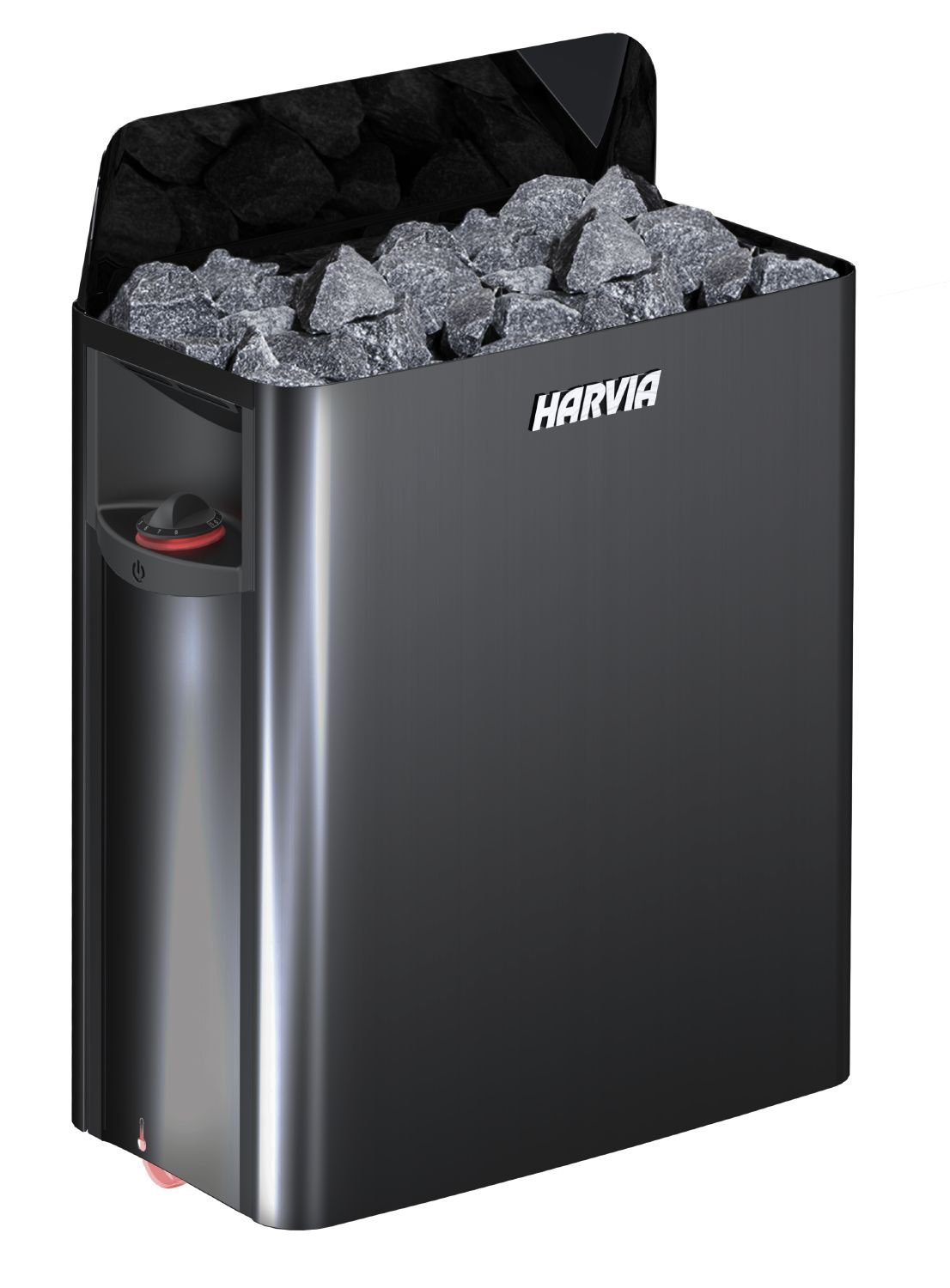 Harvia The Wall Saunakachel 6 kW – Zwart Staal